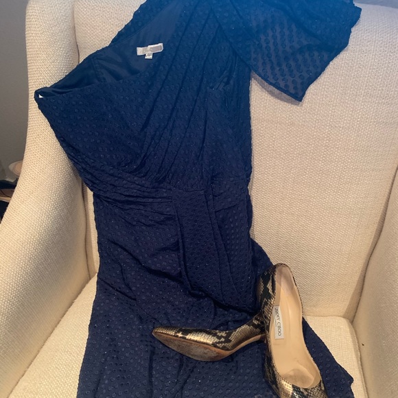 Shoshanna Liz Love Dot Dress blue - Picture 2 of 3